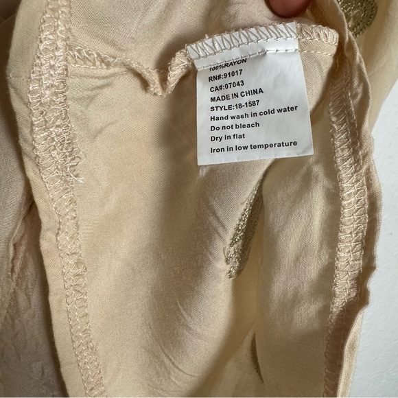 Luna Moon Rayon Bohemian Tassel Top - Picture 6 of 6